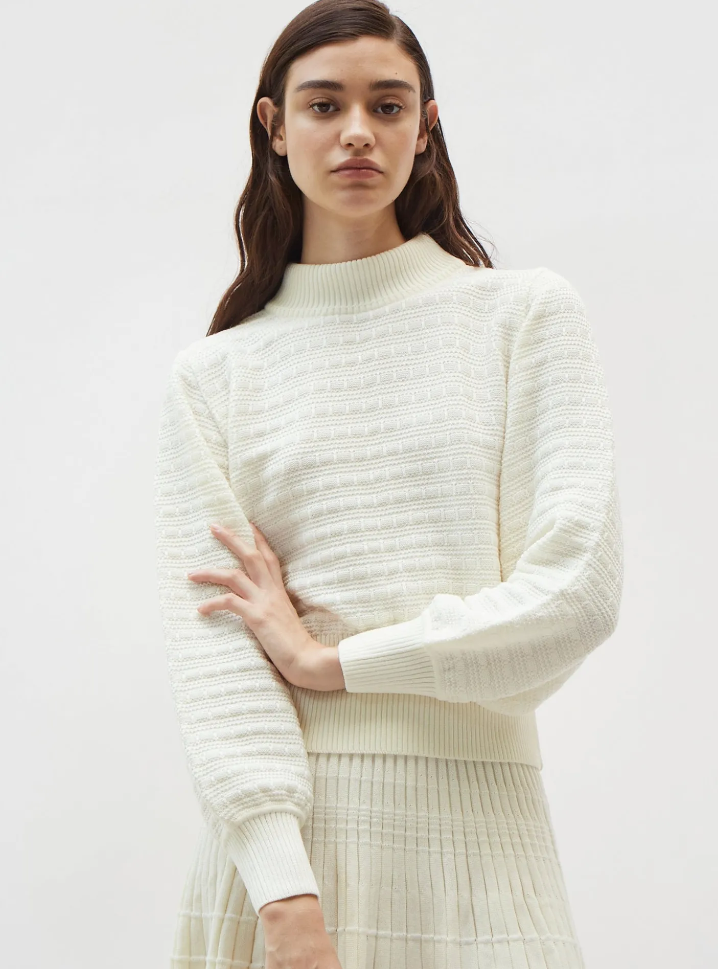 pull maille manches blousantes
