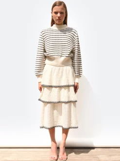 pull maille manches blousantes