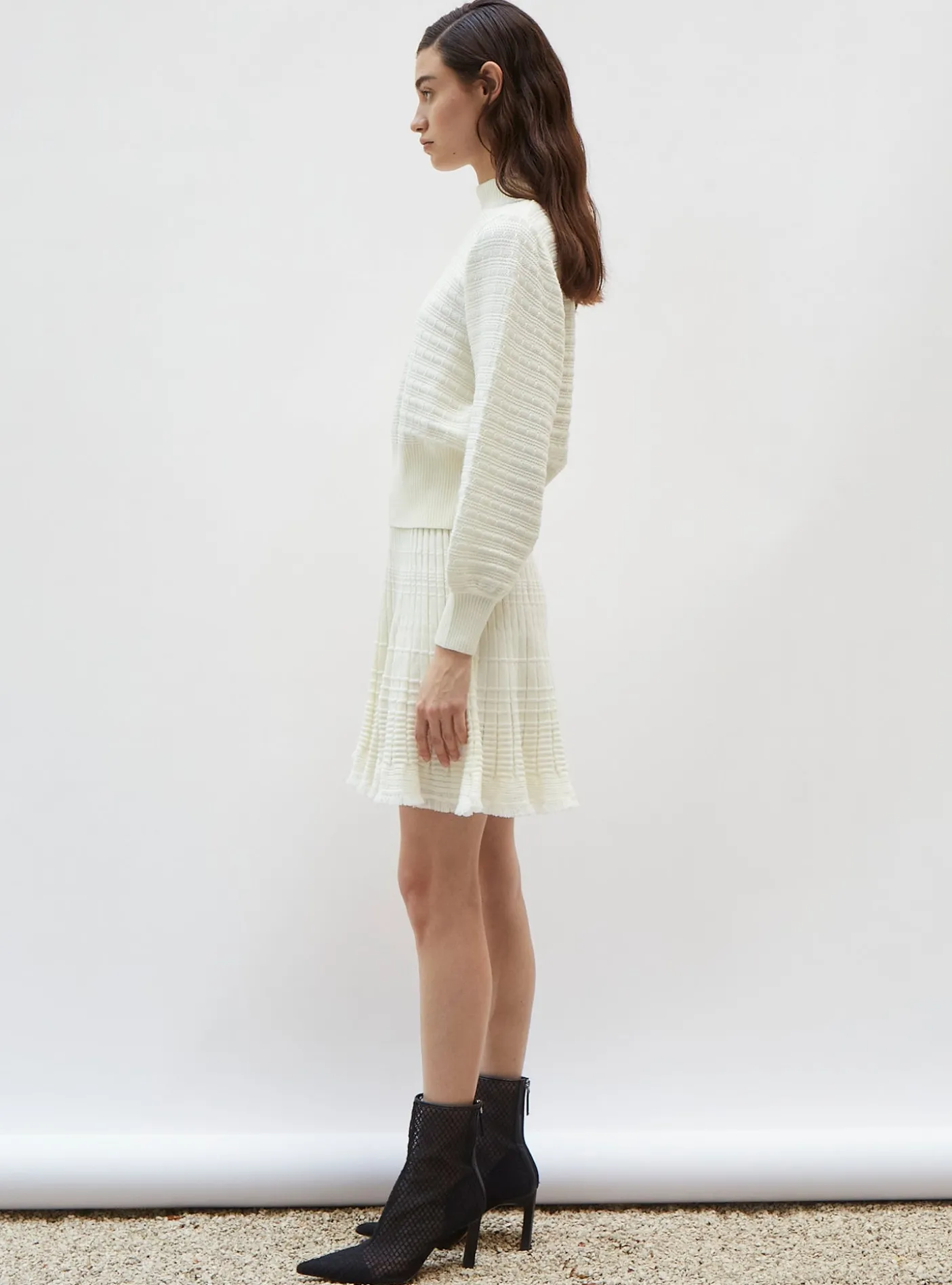 pull maille manches blousantes