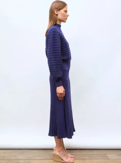 pull maille manches blousantes