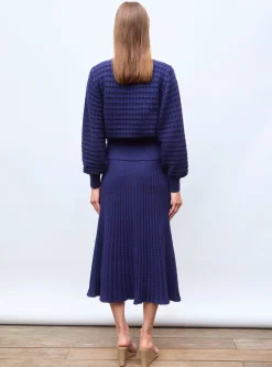pull maille manches blousantes