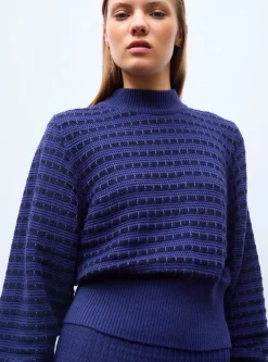 pull maille manches blousantes