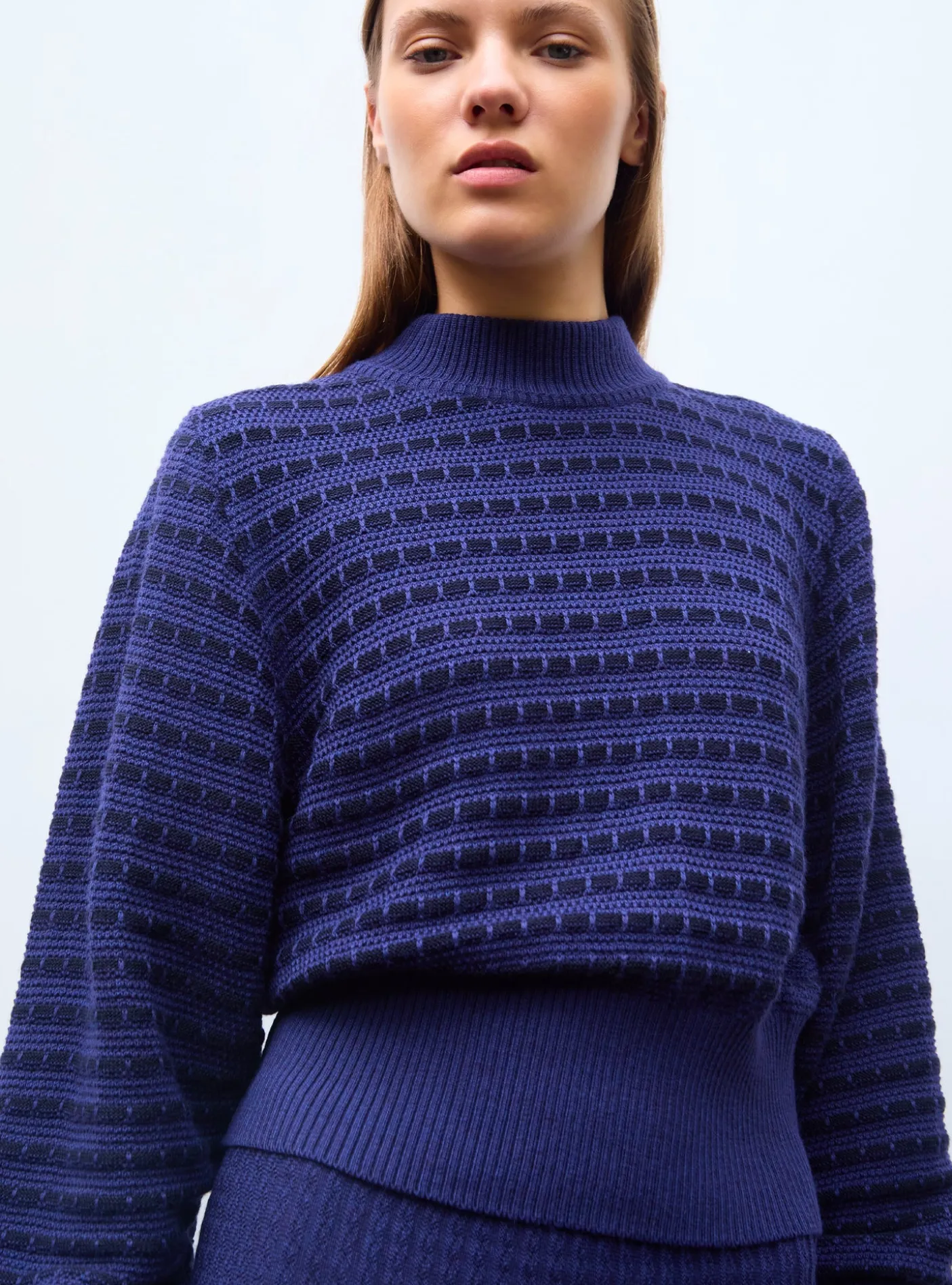 pull maille manches blousantes