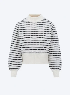 pull maille manches blousantes
