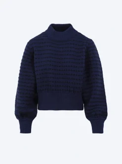pull maille manches blousantes