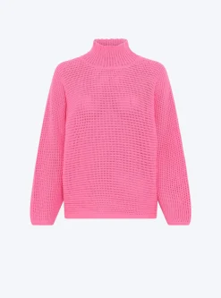 pull oversize maille résille
