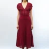 robe en maille cannage ajourée