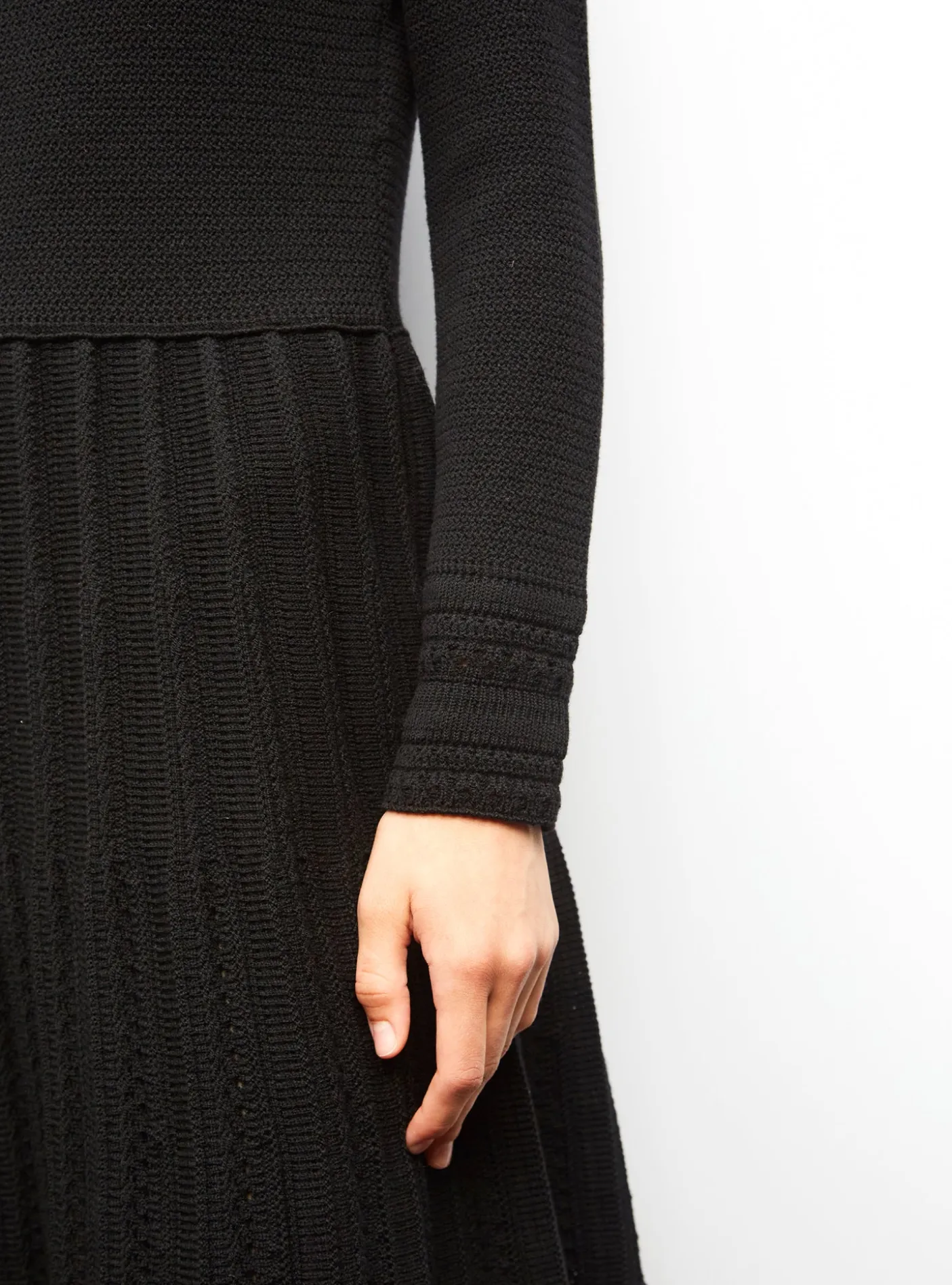 robe en maille guipure stretch