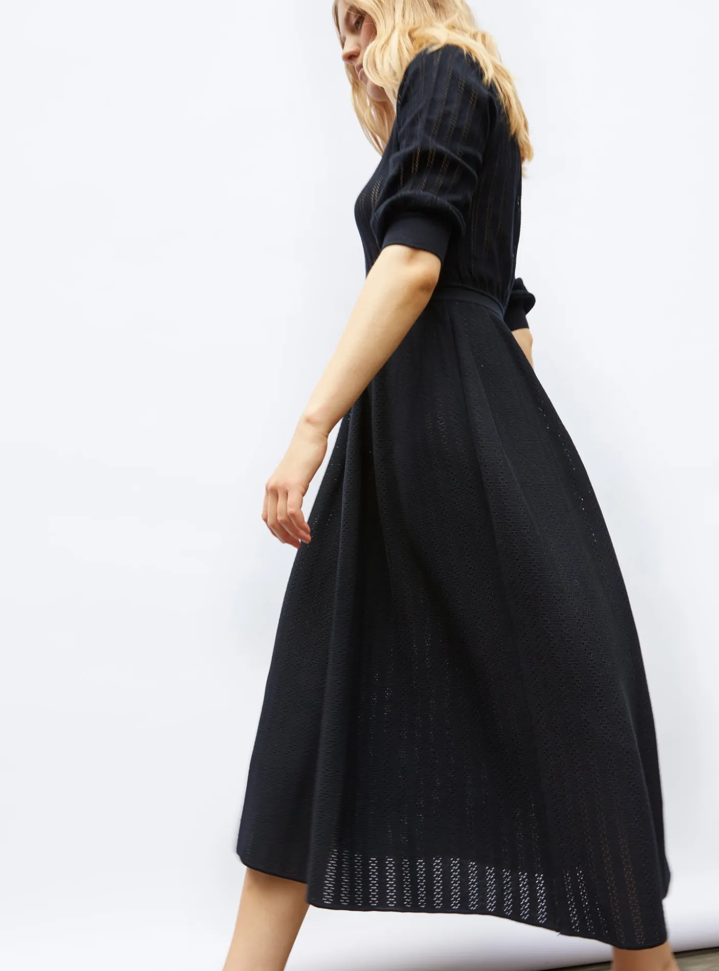 robe légère maille pointelle