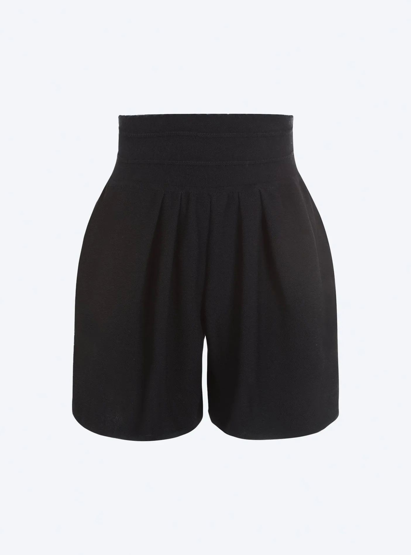 short en maille à plis