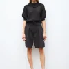 short en maille mini côte piquée