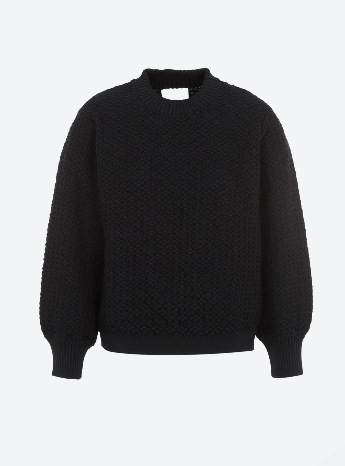 sweater en maille entrelacée