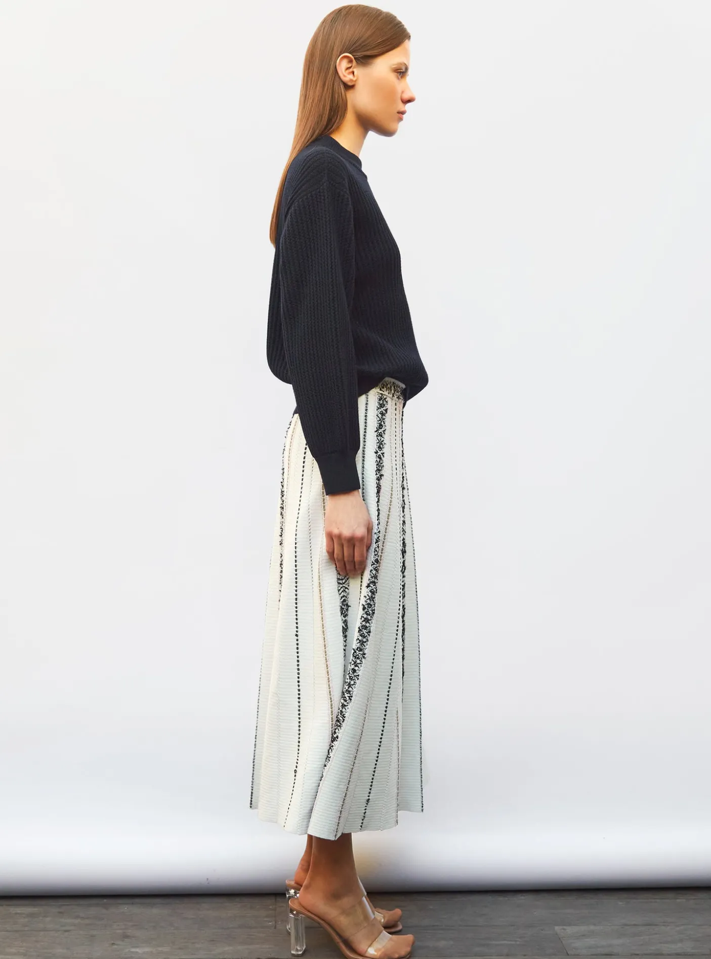 sweater en maille torsade