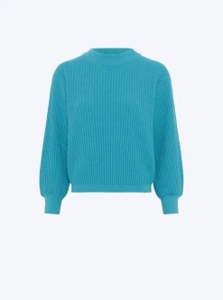 sweater en maille torsade