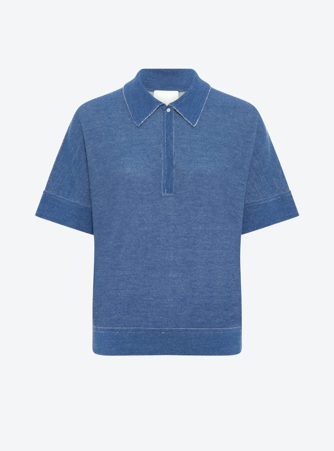 top ample à col polo