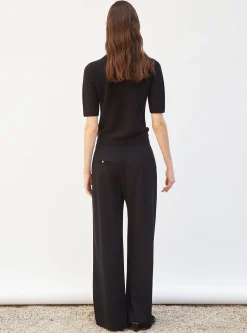 top fin maille manches coudes