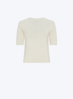 top fin maille manches coudes
