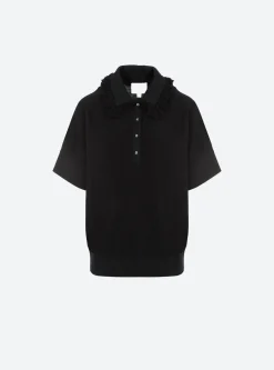 top maille ample à col