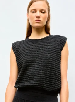 top maille bijou