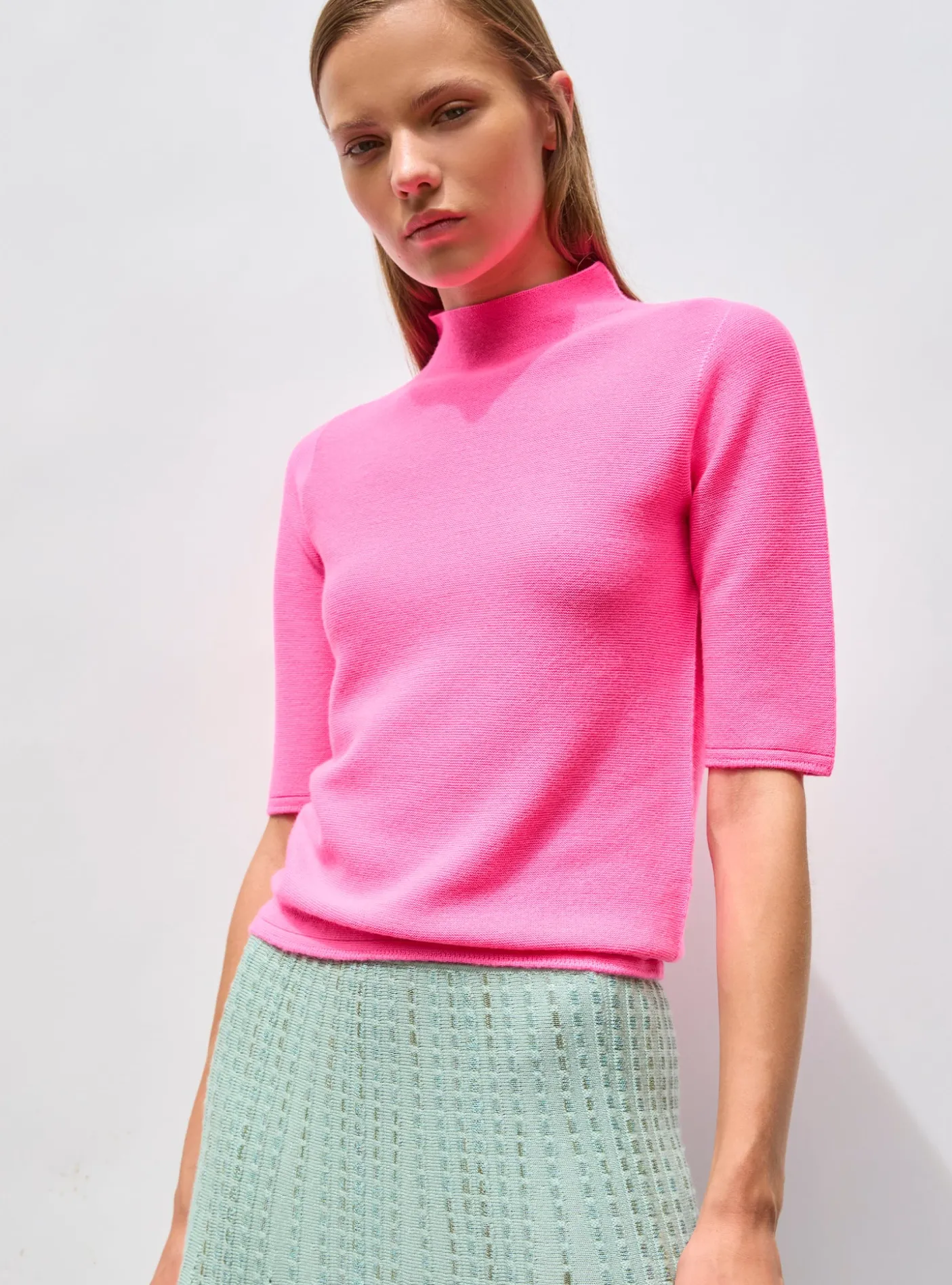 top maille col montant