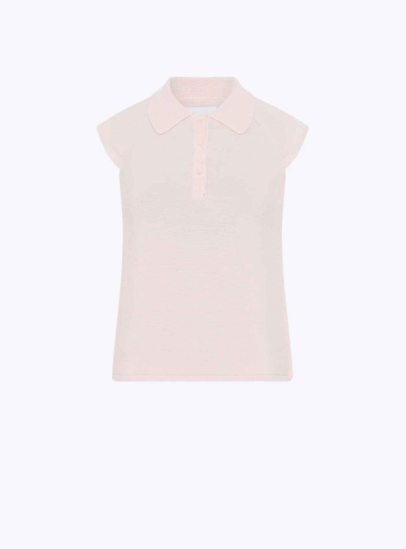 top maille petit col point de riz