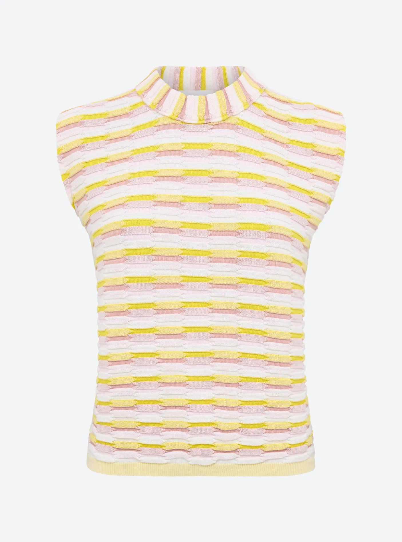 top maille zellige multicolore