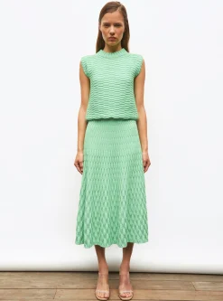 top maille zellige uni