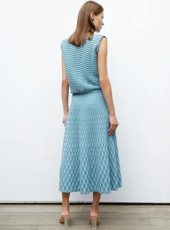 top maille zellige uni
