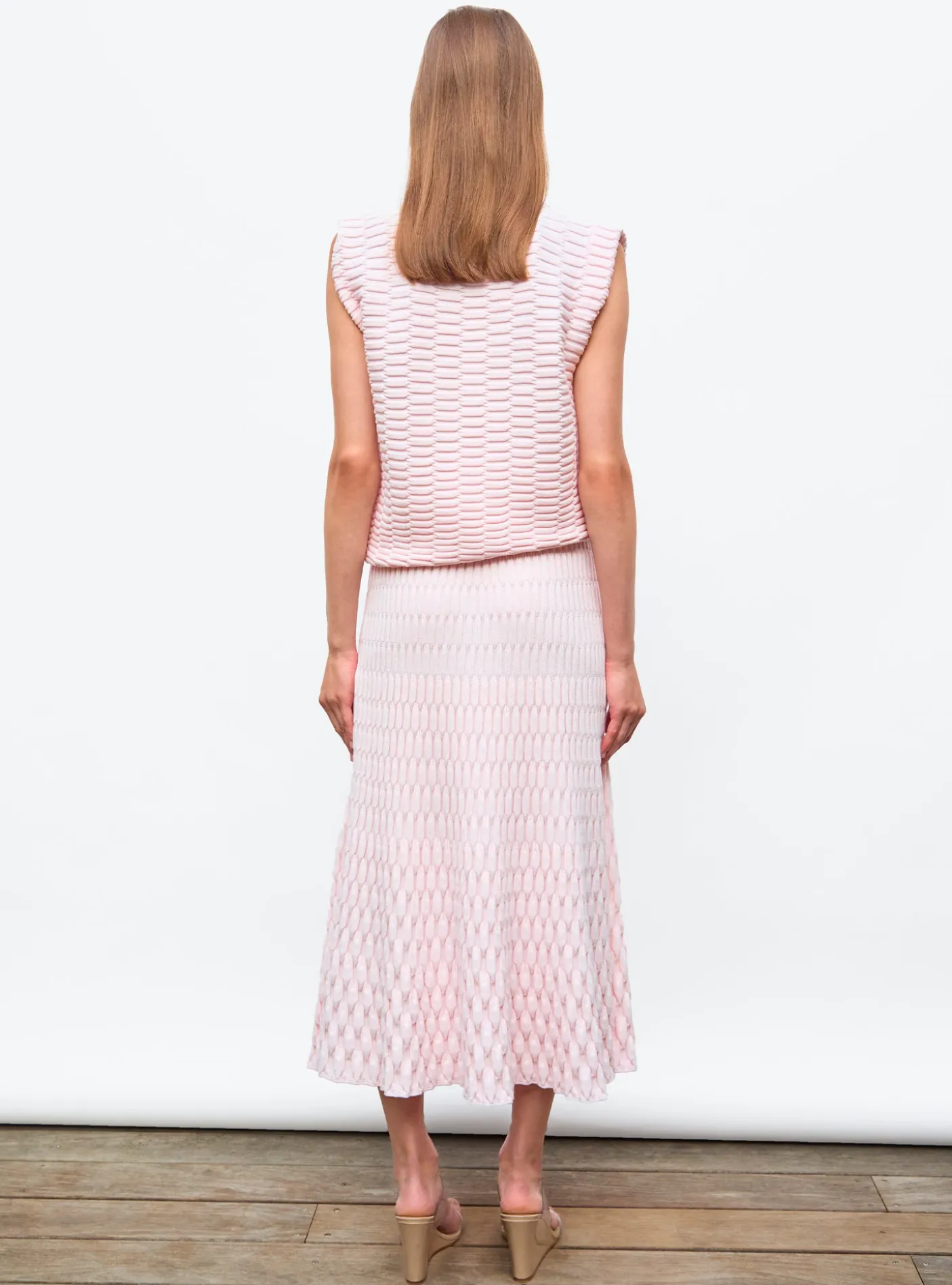 top maille zellige uni