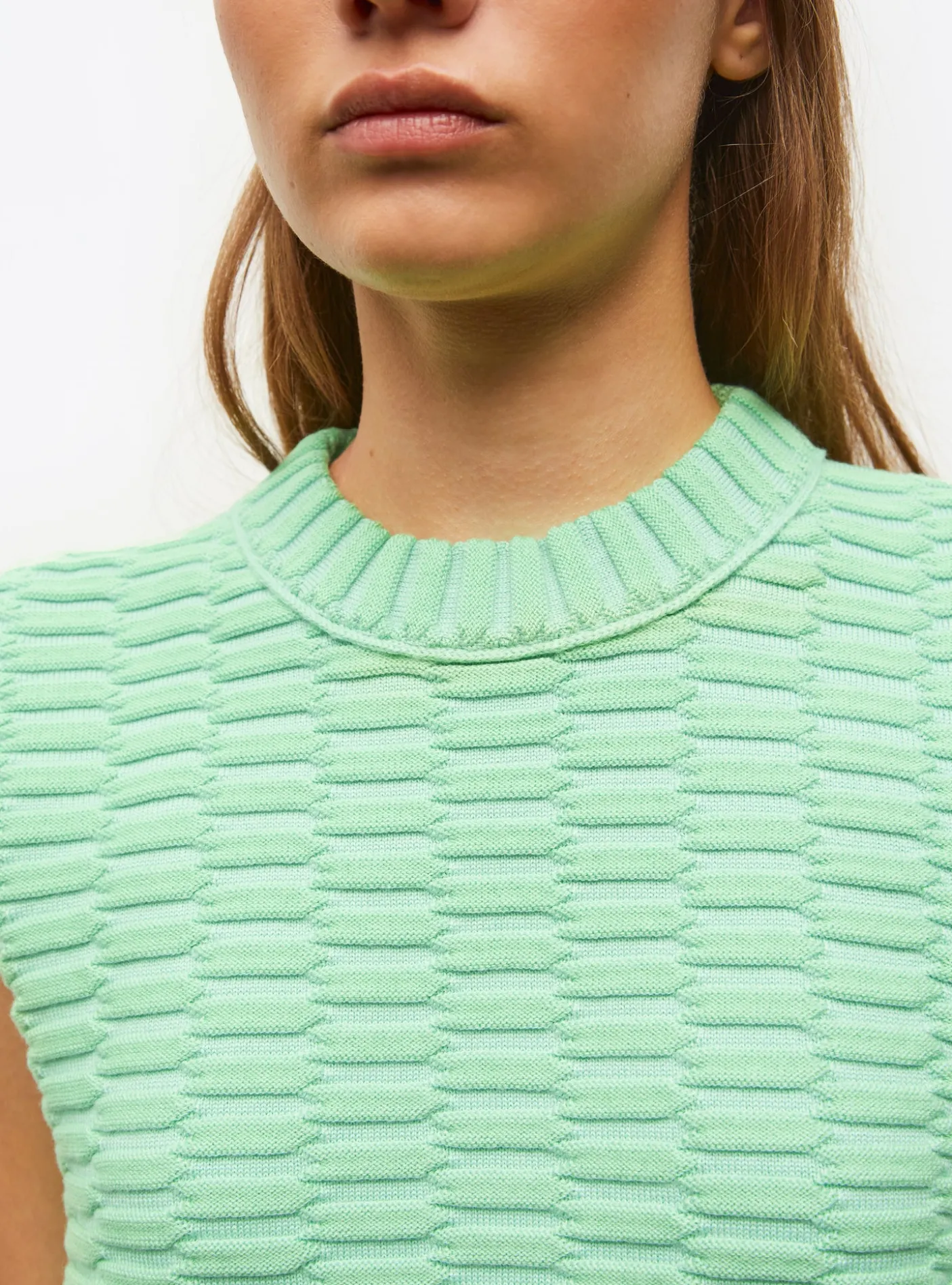 top maille zellige uni
