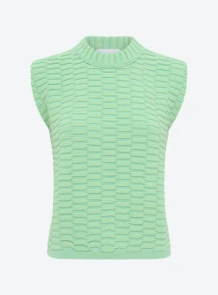 top maille zellige uni