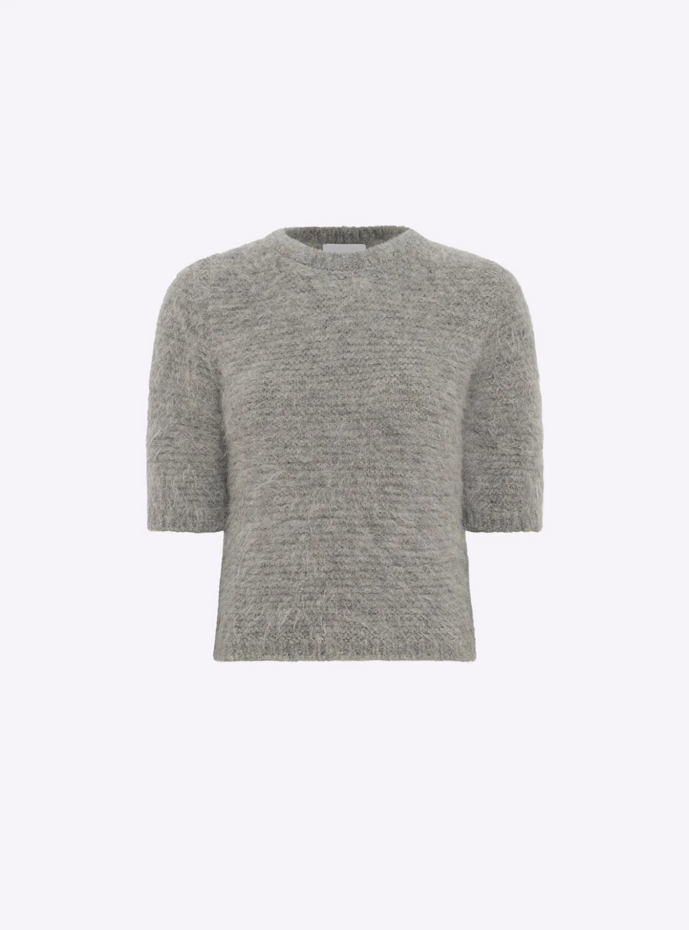 top manches coudes maille duveteuse