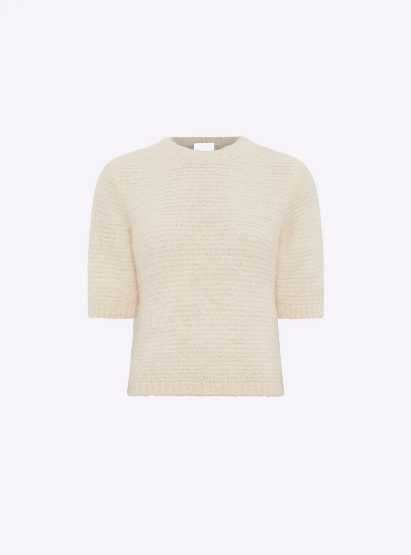 top manches coudes maille duveteuse