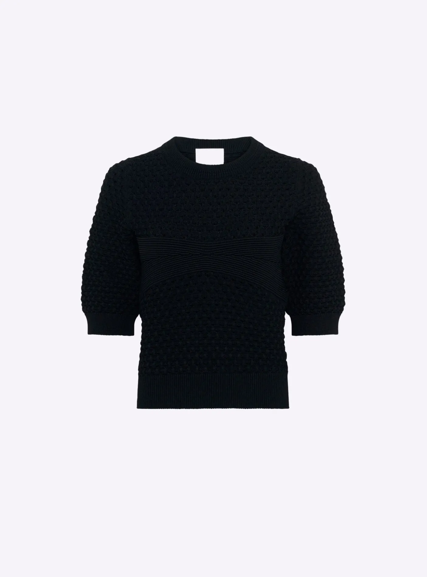 top manches coudes maille capitonnée