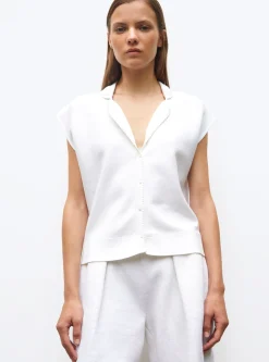 top petit col chemise