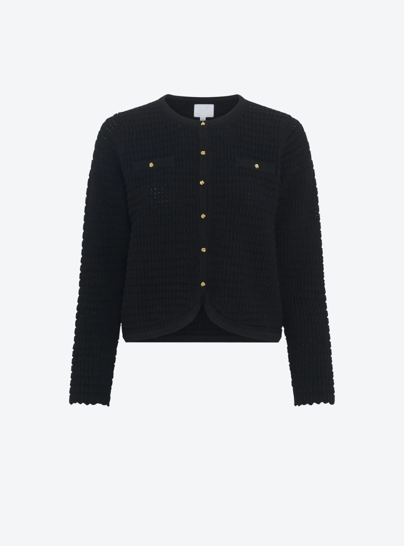 veste maille gaufrée
